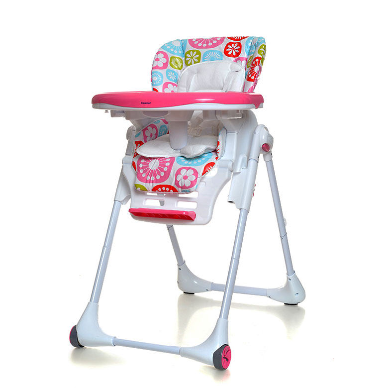 Krausman - Tisch Stuhl Zoom Deluxe Blumen Rosa