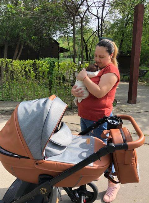 Krausman Kinderwagen 3 in 1 Nexxo Caramel Kombikinderwagen Babyschale Babywanne Sportwagen Design Made In Germany